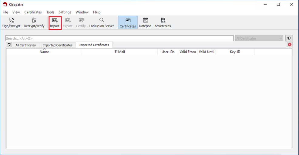 add key
